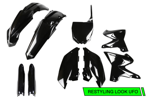 Full Plastic Kit black for Yamaha YZ 125 (2008-14) - YZ 250 (2008-14)